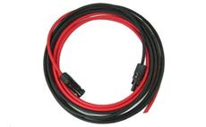 Solární kabel H1Z2Z2-K, 6mm2, červený+černý s konektory MC4, 5m