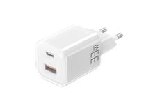 Solight DC75W 33W GaN fast charge USB-A + USB-C bílý