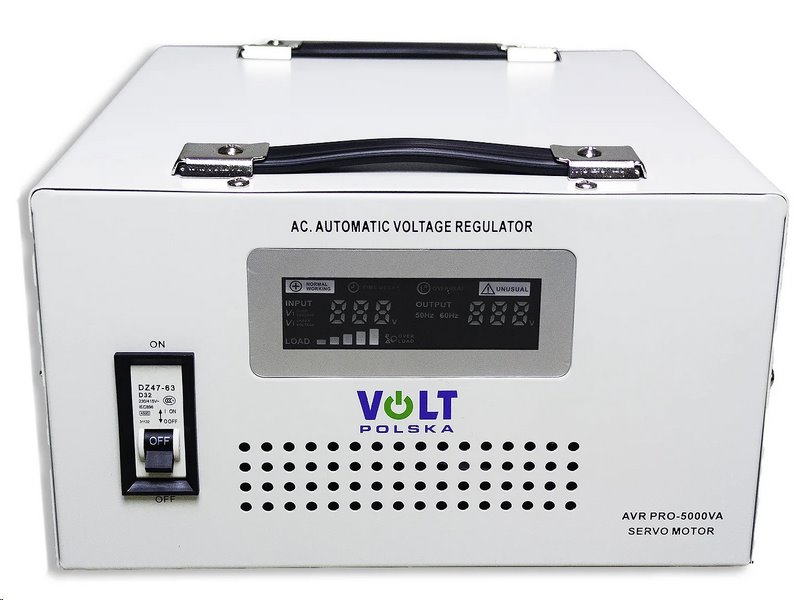 Stabilizátor napětí VOLT AVR PRO 5000 (5000VA) 5AVRZP5000 3% servomotor Stabilizátor napětí VOLT AVR PRO 5000 (5000VA) 5AVRZP5000 3% servomotor