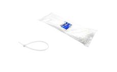 Stahovací pásky bílé s UV filtrem, 300x7.6mm, 100ks GEKO