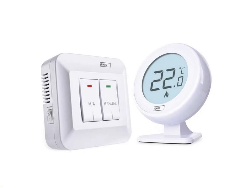 Termostat EMOS P5618 pokojový manuální bezdrátový Termostat EMOS P5618 pokojový manuální bezdrátový
