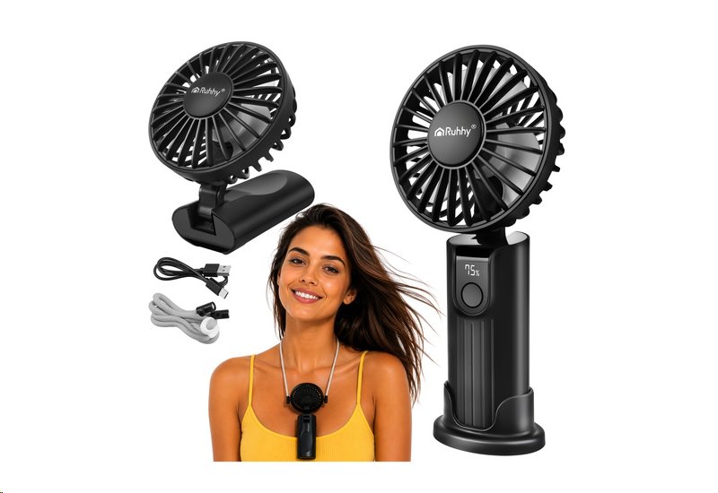 Ventilátor mini ruční stolní Ruhhy 27781 Ventilátor mini ruční stolní Ruhhy 27781