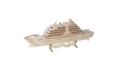 Woodcraft Dřevěné 3D puzzle luxusní jachta 