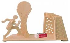 Woodcraft Dřevěné 3D puzzle stojánek na tužky fotbal 