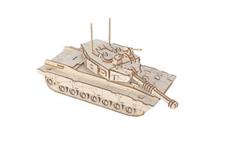 Woodcraft Dřevěné 3D puzzle Tank M1 Abrams 