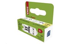 Žárovka halogenová EMOS ZE0304 / JC 25W G9 teplá bílá 300°C