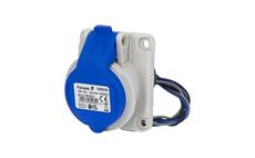 Zásuvka vestavná 23M236 IP44-54/230V/16A/3P 6h, šikmá 10°, mikrospínač NC/ NO - SpeedPRO