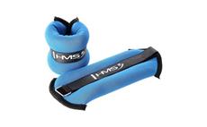 Závaží na kotníky a zápěstí HMS OB04, 2 x 1 kg, modré